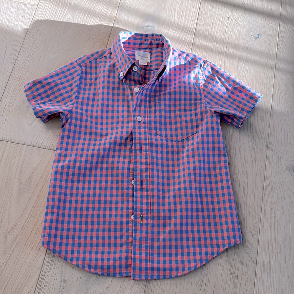 Boys Crewcuts Button-down, short sleeve - size 4-5